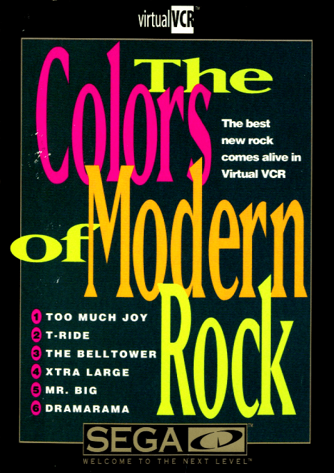 Colors of Modern Rock, The (USA) Sega CD Game Cover